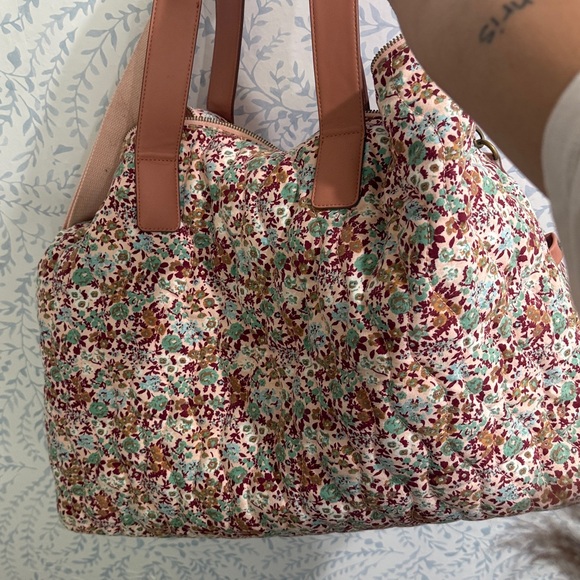 Large floral weekender bag - Picture 3 of 4